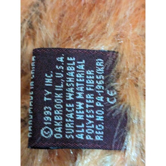 TY Attic Treasures ~ "CLAY" the Jointed Bear 1993 Collectible Bear Retired - Picture 12 of 12